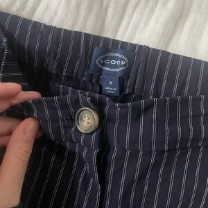 Scoop striped pants